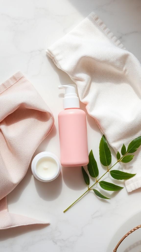 Skincare sample TikTok-style ad: my 3-step pink routine
